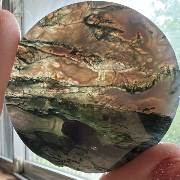 Moss Agate Coaster - Picture 8 of 17